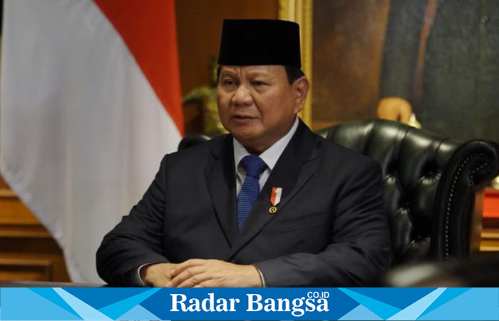 Presiden RI Prabowo Subianto (ist)