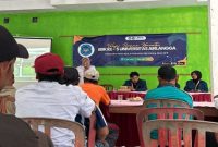 Mahasiswa KKN-BBK 5 Universitas Airlangga (Unair) yang bertugas di Desa Girik mengadakan penyuluhan bertema 