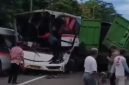 Peristiwa kecelakaan terjadi di ruas Tol Purbaleunyi (Cipularang) KM 97 (ist)