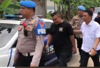 Aiptu Maryudi saat dibawah  Propam Polres Mojokerto (ist)