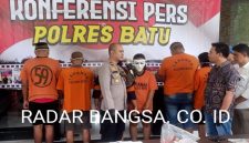 Polres Batu berhasil membongkar sindikat perdagangan Bayi secara Ilegal