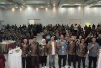 Wakil Bupati Asahan hadiri rapat koordinasi evaluasi bersama KPUD Asahan. (foto/istimewa)