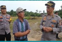 (kiri) Ketua Tim Monev  Itwasum Polri yang dipimpin oleh Kombes Pol Ihsan Amin, S.I.K., M.H., bersama Kombes Pol Ucok Lasdin Silalahi, S.I.K., M.H., melakukan monitoring terkait pelaksanaan Program Ketahanan Pangan di wilayah Polresta Kendari (ist)