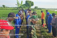 Polsek Tikung dan Tim Basarnas  Apel persiapan untuk kelanjutan pencarian korban tenggelam di Waduk Jotosanur (IST)