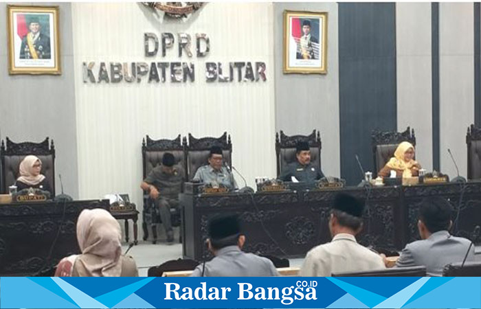 Rapat Paripurna DPRD Blitar (ist)