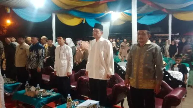 Staf Ahli Bidang Pemerintahan, Politik, dan Hukum M. Yusuf Lubis, SH, MSI mewakili Bupati Asahan H. Surya, B.Sc dalam acara pembukaan MTQ ke-56 tingkat Kecamatan Meranti (ist)