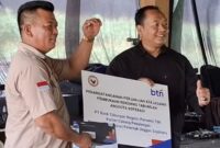 Suwardi Ketua Koperasi Unggas Sejahtera, kiri sampaikan capaian Koperasi ia, pimpin.(RadarBangsa.co.id).
