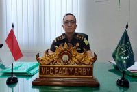 Kepala Seksi Intelijen Kejari Lamongan, MHD. Fadly Arby (ist)