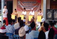Anggota DPRD Kabupaten Bangkalan, Jawa Timur, Ra. Rifki Hulaify, S.Sos., M.Pd dari Fraksi Partai Golkar, menggelar reses  di halaman Ponpes Darul Kholil (ist)
