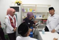 Wakil Bupati Sidoarjo, Hj. Mimik Idayana,  saat menghadiri perermian Posko Mudik BPJS Kesehatan  (ist)