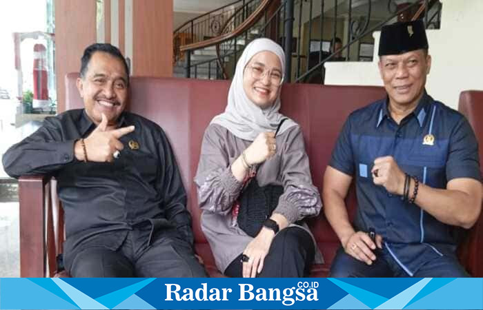 Ketua DPRD Batu HM.Didik Subiyanto, SH, Ketua DPRD Kota Malang Amithya Ratnanggani Sirasuhita, dan Anggota DPRD Batu Kamim Tohari, S.Sos. (IST)