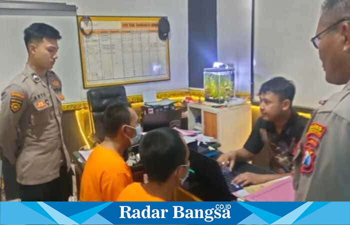 Kedua pelaku diamankan  Satreskrim Polresta Probolinggo AF (40), warga Kelurahan Mayangan, Kecamatan Mayangan, Kota Probolinggo, dan AH (44), warga Desa Sumberbulu, Kecamatan Tegalsiwalan (ist)