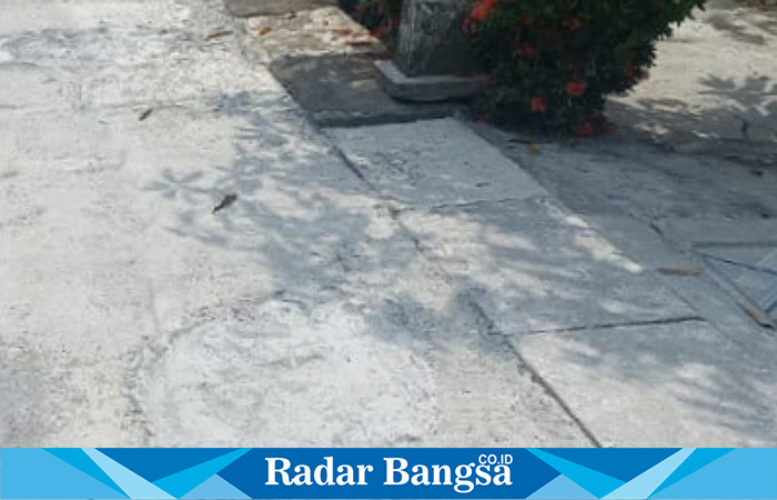 Tampak terlihat  tambalan (ist)