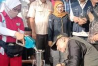Kegiatan tera ulang  dilakukan oleh UPT Metrologi di bawah Dinas Koperasi, Usaha Mikro, Perdagangan, dan Perindustrian Kabupaten Probolinggo (IST)
