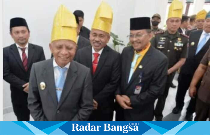  Wakil Gubernur Sumatera Utara H. Surya, B, Sc hadiri rapat paripurna hari jadi ke - 79 kabupaten Asahan. ( foto/istimewa)