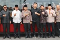 Walikota Batu Nurochman, Kapolres, Wakapolres Batu, Andi Yudha Pranata, Ketua DPRD Didik Subiyanto,Suryo Widodo Manajer JTP Group (ist)