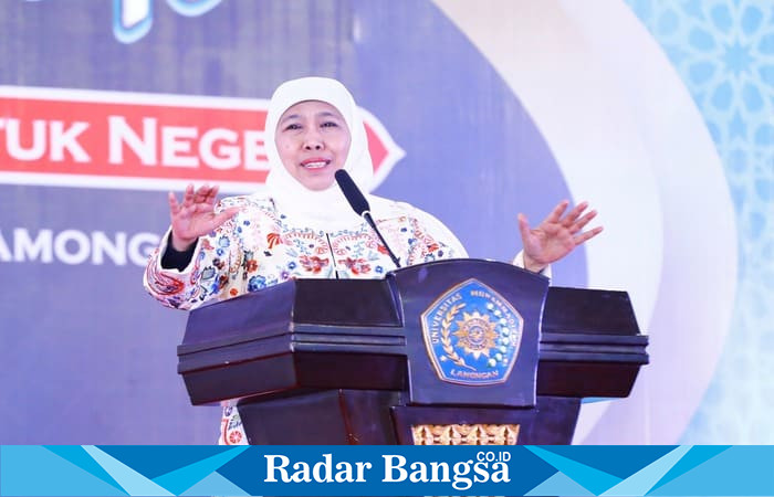 Gubernur Jawa Timur Khofifah Indar Parawansa  (hms)
