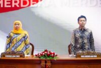 Gubernur Jawa Timur, Khofifah Indar Parawansa dan Wakil Gubernur Emil Elestianto Dardak  (hms)