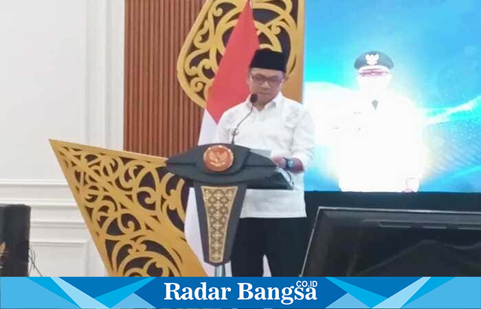 Foto: Sambutan Walikota Batu Nurochman SH, MH, membuka acara Forum Konsultasi Publik