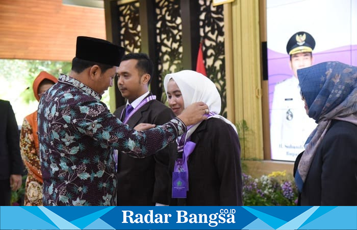 Bupati Sidoarjo H. Subandi membuka Pelatihan Kepemimpinan Pengawas (PKP) Angkatan II di Pendopo Delta Wibawa, Kamis (10/4) (ist)