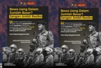 Pamflet kawalan Polres Gresik (ist)