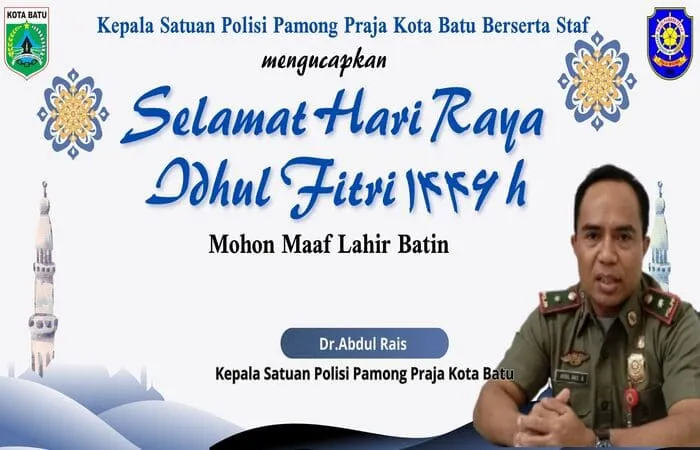 Kepala Satuan Polisi Pamong Praja Kota Batu Berserta Staf, Dr Abdul ...