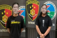 Dua pelaku diamankan oleh Polsek Lamongan Kota (IST)