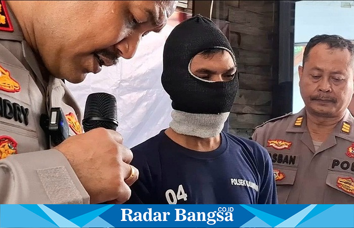 Polres Kendal, gelar konfrensi Pers di Mapolsek Kaliwungu. (RadarBangsa.co.id).
