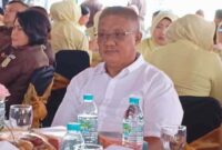 Kades Oro-Oro Ombo Batu, Wiweko, Ketua Asosiasi Petinggi Lurah (APEL) Batu, saat rapat kerja bersama DPRD Komisi A membahas pembentukan Dinas PMD Kota Batu. (IST)