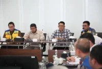 Rombongan Komisi V DPR RI meninjau progres pembangunan Jalan Tol Yogyakarta–Bawen Seksi I di Sleman (Dok Istimewa)