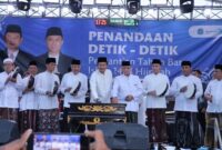 AKBP Agus Dwi Suryanto, S.I.K., M.H. menghadiri detik-detik pergantian Tahun Baru Islam 1 Muharram 1447 H di Alun-Alun Lamongan. | Dok foto Ho/RadarBangsa