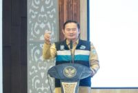 Bupati Lamongan Yuhronur Efendi membuka Offline Session Megpreneur 2025 di Aula Gadjah Mada, Senin (23/6/2025). | Dok Foto Ho/ RadarBangsa