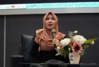 Lia Istifhama saat menghadiri forum dialog publik bersama warga Jawa Timur. Dinilai aktif menyuarakan aspirasi daerah di tingkat nasional. | Dok. Tim Media Lia/Ho RadarBangsa