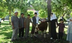 Bupati Trenggalek Serahkan Hewan Kurban ke Warga Terdampak Longsor di Bendungan