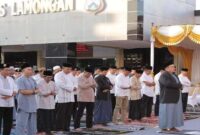 Sholat Idul Adha 1446 H di Mapolres Lamongan | Dok.Ho/RadarBangsa