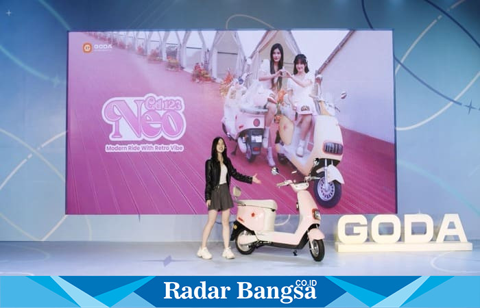 GODA Neo GD123 hadirkan sensasi berkendara modern dengan sentuhan retro yang stylish. Cocok untuk kamu yang ingin tampil beda di jalanan | Dok foto Ho/RadarBangsa