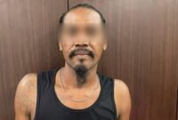 ES (35), warga Solokuro, saat ditangkap terkait kasus pencurian dua ekor ayam. | Foto Dok Ho/RadarBangsa