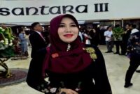 Ning Lia, Senator asal Jawa Timur, saat menghadiri peringatan HUT ke-80 Kemerdekaan RI di Kompleks Parlemen, Senayan, Jakarta. (Foto Dok Ho/RadarBangsa.co.id)