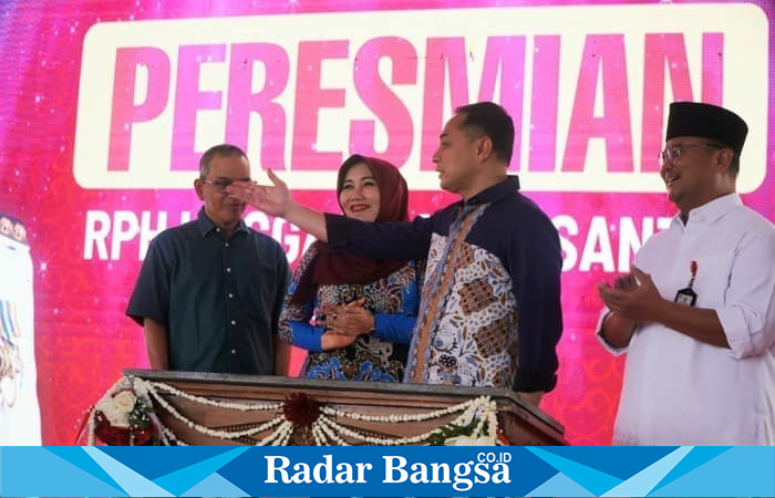 Anggota DPD RI asal Jawa Timur, Ning Lia Istifhama, menghadiri peresmian Rumah Potong Hewan Unggas (RPH-U) Surabaya di Lakarsantri, Kamis (21/8/2025). (Foto Dok Ho/RadarBangsa.co.id)