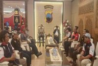 Perwakilan komunitas ojek online bertemu dengan Kapolda Jawa Tengah dan Kapolrestabes Semarang untuk membahas aksi solidaritas serta rencana doa bersama di Mapolda Jateng, Jumat (29/8). (Foto Dok Ho/RadarBangsa.co.id)