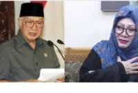 Kiri: Presiden ke-2 RI Soeharto yang membesarkan Partai Golkar. Kanan: putrinya, Siti Hardijanti Rukmana atau Mbak Tutut, yang dinilai punya modal kuat memimpin Golkar. (Foto Dok Ho/RadarBangsa.co.id)