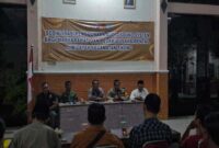 Kapolsek Tikung AKP Anang Purwo Widodo, S.H. menyampaikan imbauan tertib penggunaan sound system dalam kegiatan sosialisasi di Pendopo Kecamatan Tikung, Selasa (5/8/2025) malam.
Foto: RadarBangsa/Polsek Tikung
