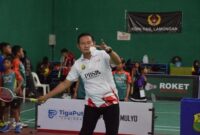 Bupati Lamongan Yuhronur Efendi membuka secara simbolis Turnamen Bulutangkis Bupati Open 2025 di Sport Center Lamongan, Rabu (6/8/2025), Sumber foto : Prokopim Lamongan