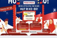 Famlet promo special biaya pasang baru SR PDAM Batu untuk Warga Batu (IST)