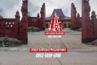 Salah satu hasil karya Jasa Gapura Majapahit — gapura bergaya arsitektur Majapahit klasik dengan sentuhan modern, dibangun oleh tim profesional berpengalaman.
Lokasi: Jombang, Jawa Timur
Info & pemesanan: 0852-5939-5086
