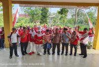 Suasana penuh kebersamaan dalam lomba Agustusan pada gelaran Semarak Merdeka Diskominfo Bangkalan, Kamis (28/8/2025). (Foto Dok Diskominfo)