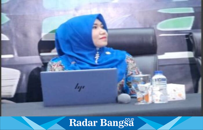 Anggota DPD RI, Dr. Lia Istifhama, saat menghadiri diskusi yang digelar Kaukus Wartawan Parlemen (KWP) (Foto Dok Ho/RadarBangsa.co.id)
