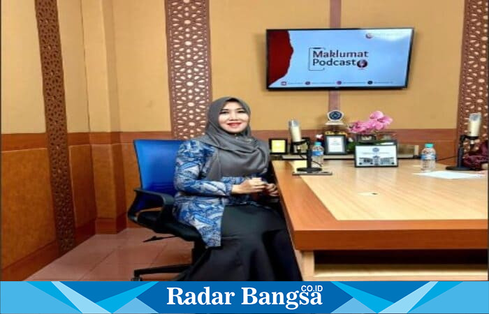 Anggota DPD RI asal Jawa Timur, Dr. Lia Istifhama, saat menjadi narasumber dalam program dialog bertema pemberdayaan ekonomi perempuan melalui zakat produktif di Jakarta (Dok Foto Ho/RadarBangsa)