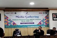 Suasana media gathering BBPOM Mataram bersama awak media dalam rangka pengawalan mutu obat dan makanan menuju WBBM 2025, Senin (22/9/2025) (Foto Dok Ho/RadarBangsa.co.id)
