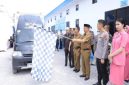 Bupati Madiun Hari Wuryanto didampingi Kapolres AKBP Kemas Indra Natanegara meresmikan Satuan Pelayanan Pemenuhan Gizi (SPPG) di Desa Mojopurno, Kecamatan Wungu, Senin (29/9/2025). (Foto Dok Ho/RadarBangsa.co.id)